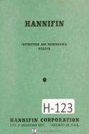 Hannifin-Hannifin Instructions Maintenance Bulletin Generator Riveter Manual-12 1/2 Ton-K17 1/2 L-1015-B-01